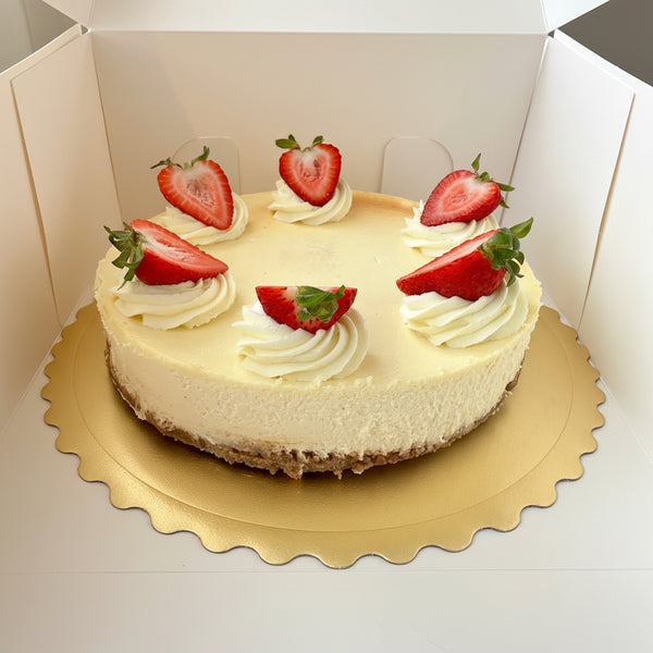 Classic 9-Inch New York-Style Cheesecake- Dairy