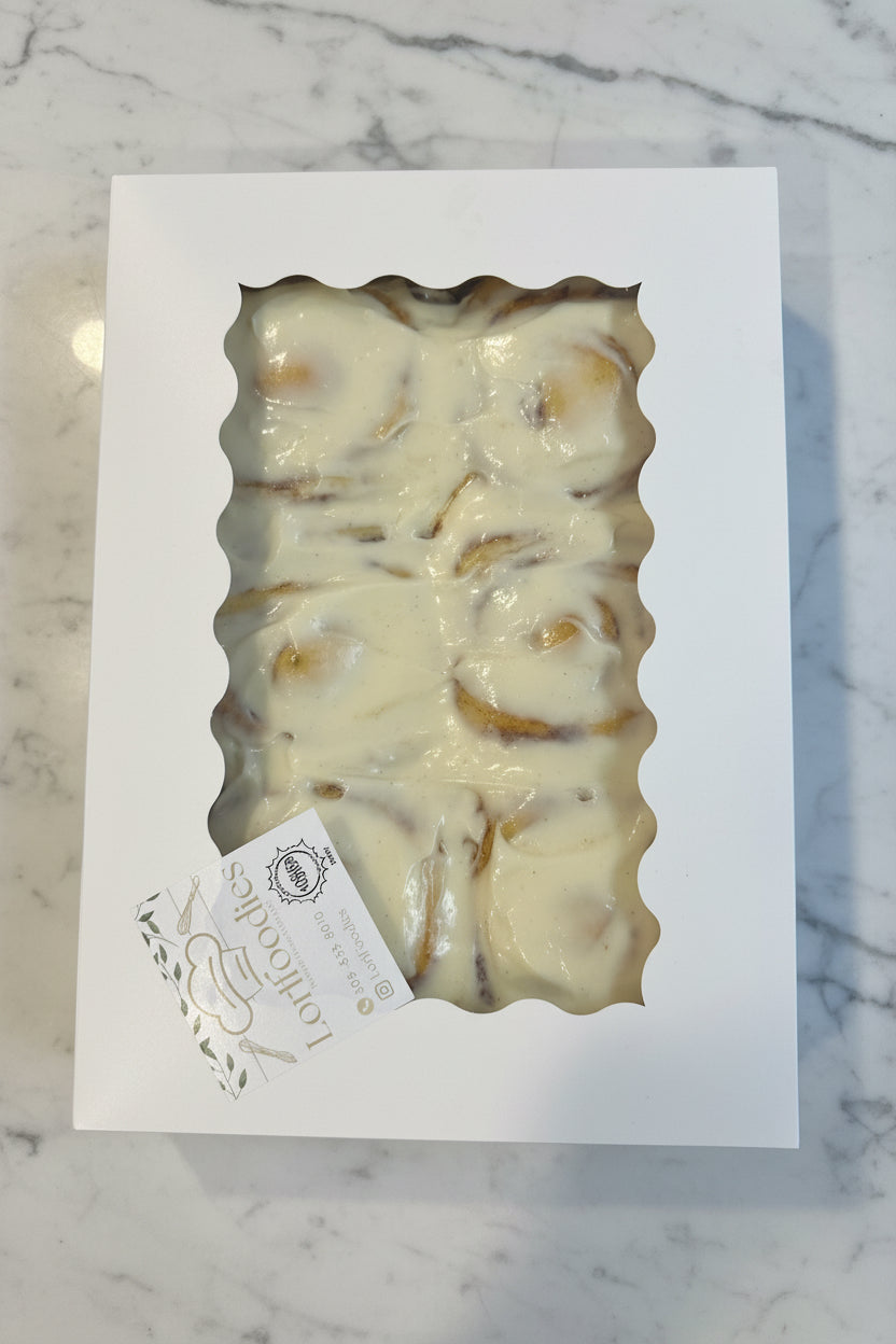 Fluffy Cinnamon rolls 6 pack-Dairy