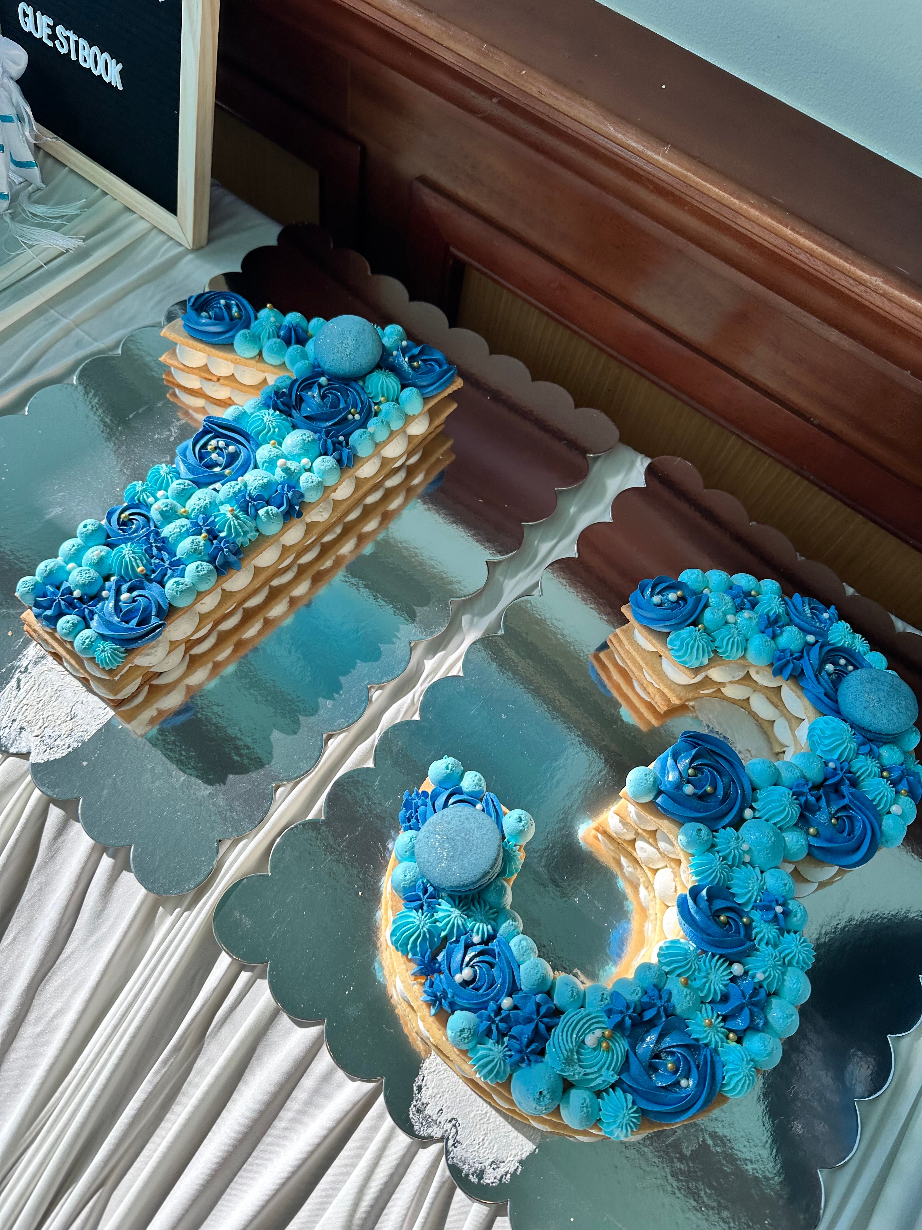 Customizable Number & Letter Cake- Dairy/Pareve