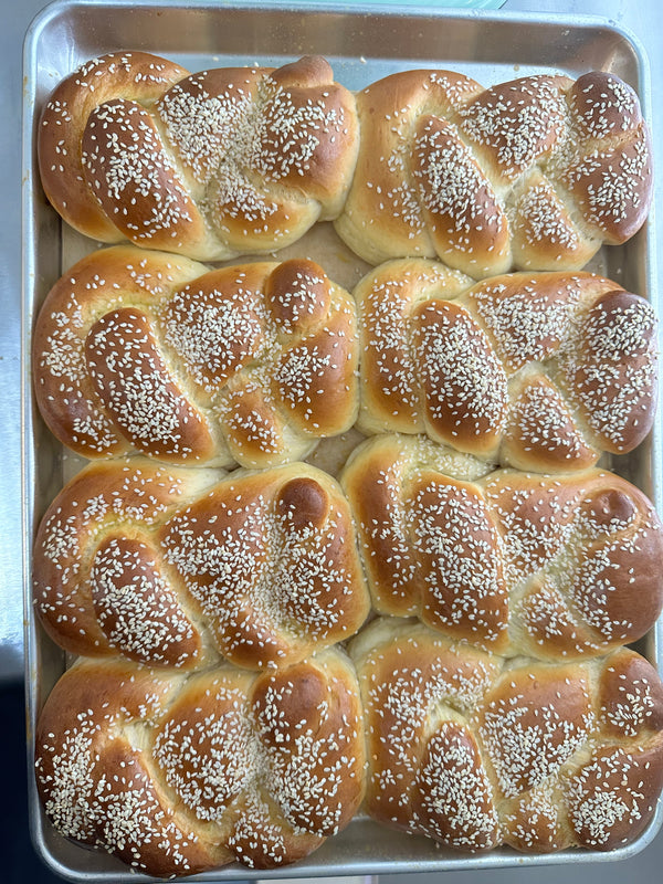 6 Soft Mini Challah-Pareve