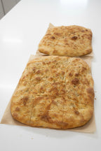 Focaccia-Sliced into 12 pieces