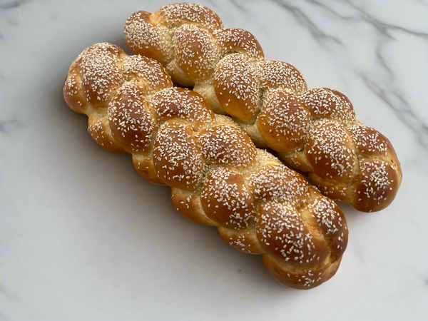 1 Large Shabbat Challah's- Pareve